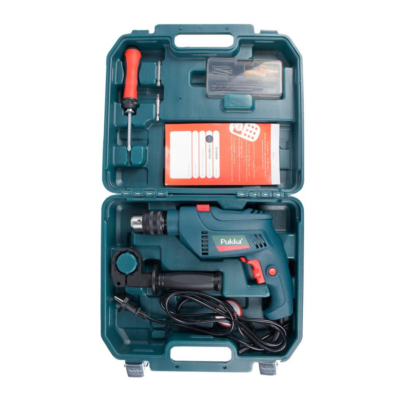 دریل چکشی پوکا Pukka مدل D13250S توان 550 وات سه‌نظام 13 میلی‌متر